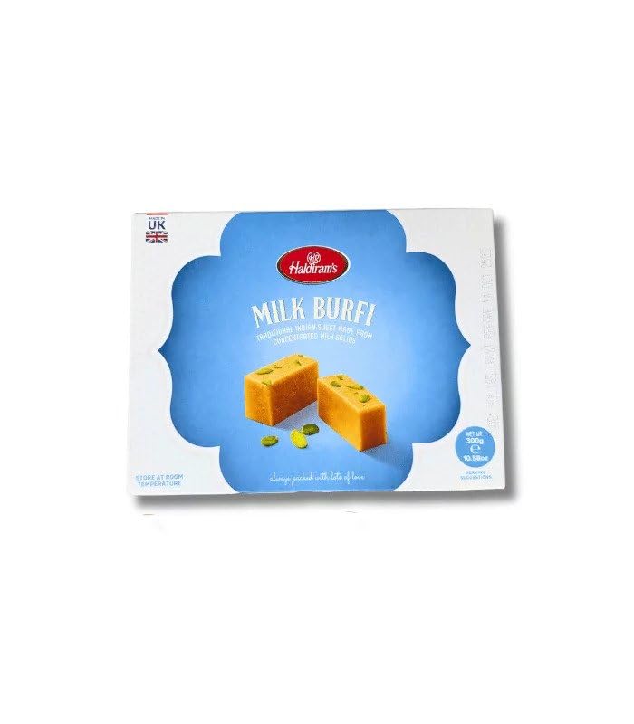 Haldiram Milk Burfi 300g - Indian Sweets